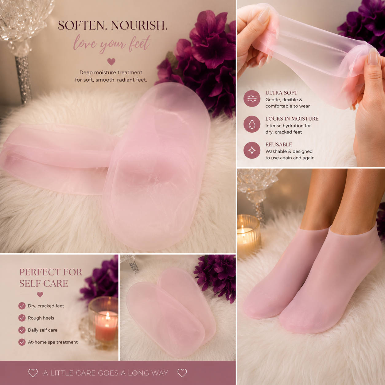 Silicon Foot Mask